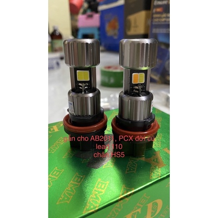 đèn pha led HS5 gắn cho AB2011-PCX-lead110