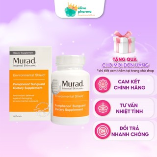Viên uống chống nắng nội sinh murad pomphenol sunguard dietary supplement hộp 60 viên