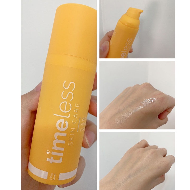 【Từ tp Hồ Chí Minh gửi hàng】Serum timeless vitamin c 30ml Làm trắng, bổ sung nước, làm sáng da, săn chắc da.