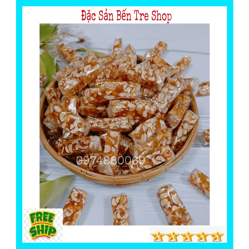 (ĐẶC SẢN BẾN TRE) 500GR KẸO MÈ XỬNG MỀM DẺO BẾN TRE- ĐẶC SẢN BẾN TRE SHOP