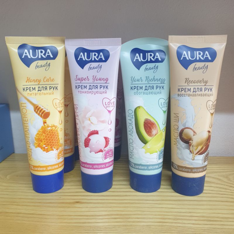 Kem dưỡng da tay Aura nội địa Nga 75ml