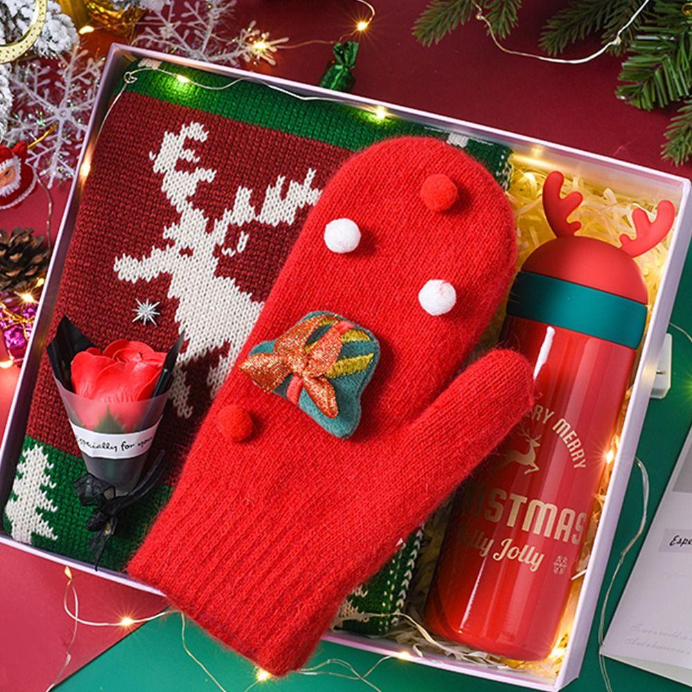 Găng Tay Nhung Mềm Mại Phong Cách Hàn Quốc Dành Cho Người Lớn Và Trẻ Em