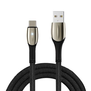 Dây cáp sạc nhanh / truyền dữ liệu usb loại c có đèn led 3a 1m / 1.5m / 2m cho samsung galaxy xiaomi huawei note 7