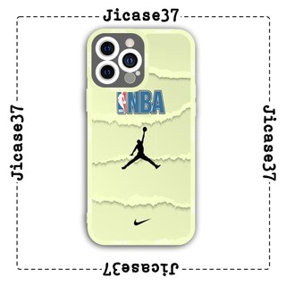 Ốp lưng iphone và samsung xiaomi oppo cạnh vuông Jicase NBA bóng rổ 