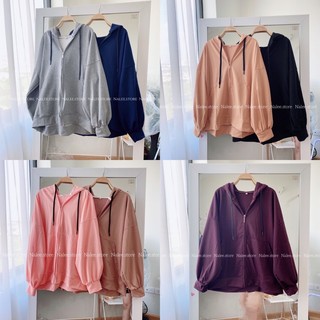 Áo Khoác Hoodie Nỉ Da Cá Ulzzang Form Rộng ( ẢNH THẬT 100%)