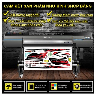 TEM RỜI EXCITER 150 2019 TRẮNG ĐỎ