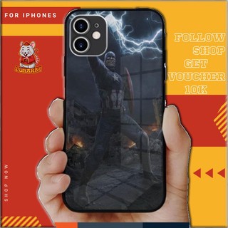 Ốp lưng Capt America 1 LUNARAT iphone 7/8/x/xr/xs/11/12 plus pro max OK-MANGA00990