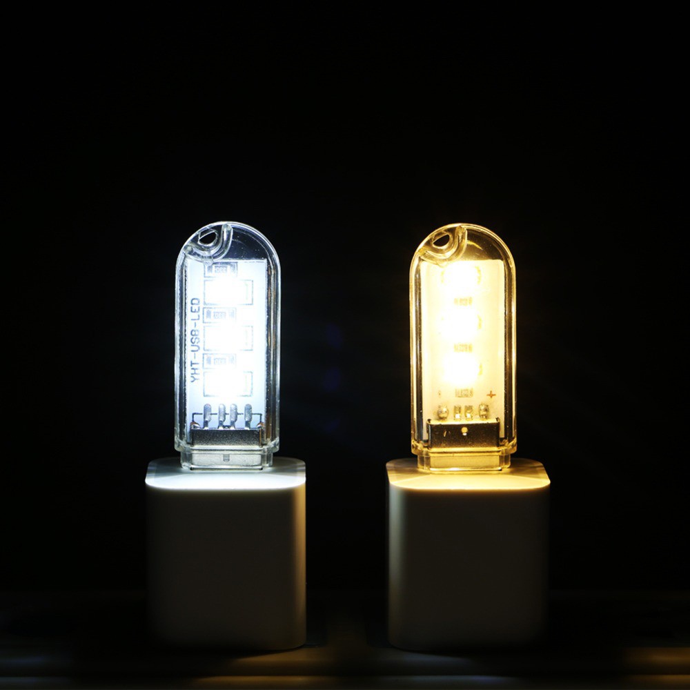 Đèn led mini VIRWIR 8 bóng siêu sáng có thể kết nối với PC/laptop/notebook