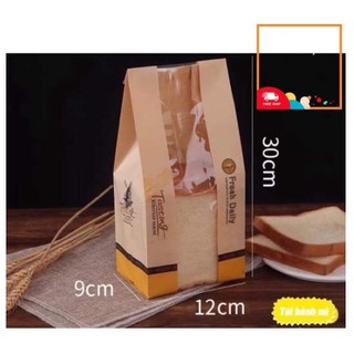 Túi bánh mì hoa cúc dọc - size trung , túi bánh mì hoa cúc ngang - size lớn