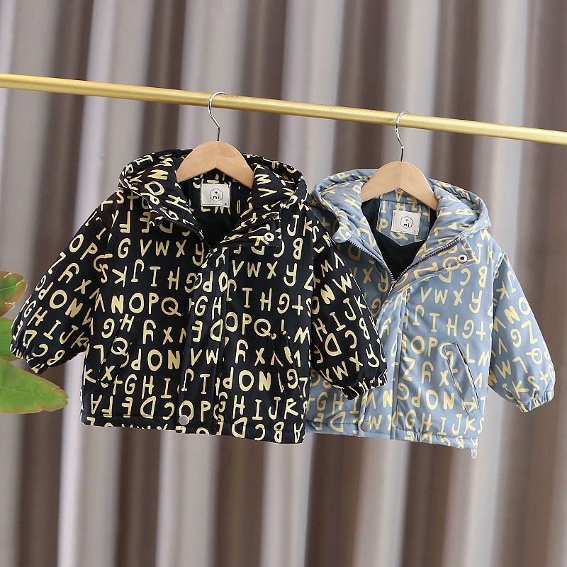 Áo Khoác Đệm Cotton Dày Dặn Phong Cách Thời Trang Mùa Đông Mới 2022 Cho Bé Trai