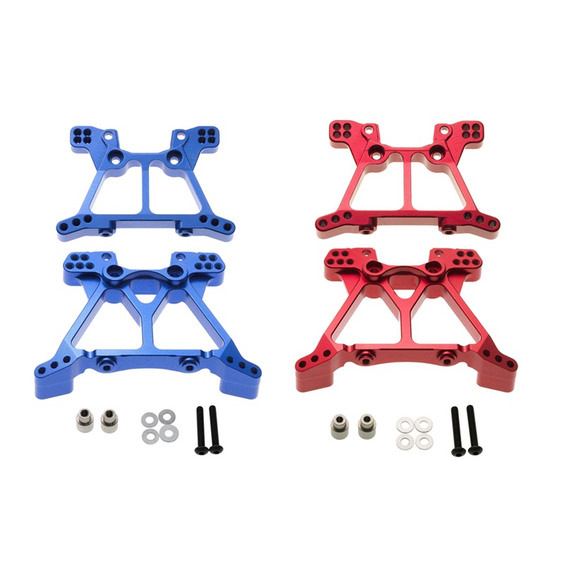 Tháp Giảm Xóc Trước Và Sau Bằng Kim Loại 6838 6839 Màu Đỏ Cho Xe Điều Khiển Từ Xa Traxxas Slash Stampede 4X4 VXL 1 / 10