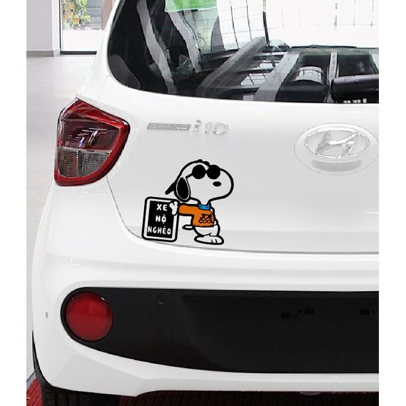 Tem logo dán đuôi xe hộ nghèo. dán tất cả các màu xe.