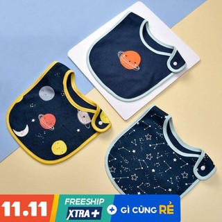 Set 3 yếm cotton vuông insular cho bé