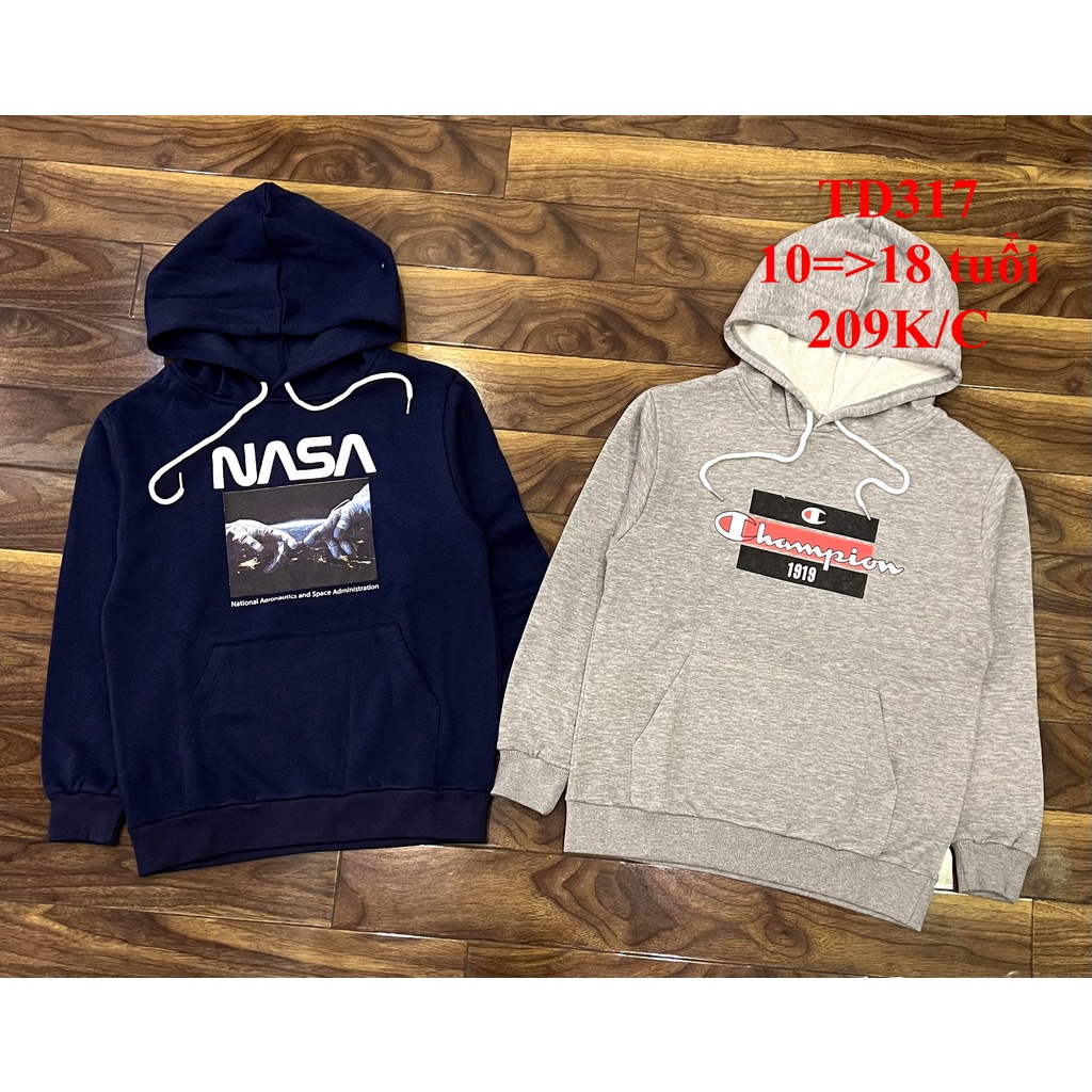 * Mã TD317: Áo nỉ hoodie bé trai siêu xịn