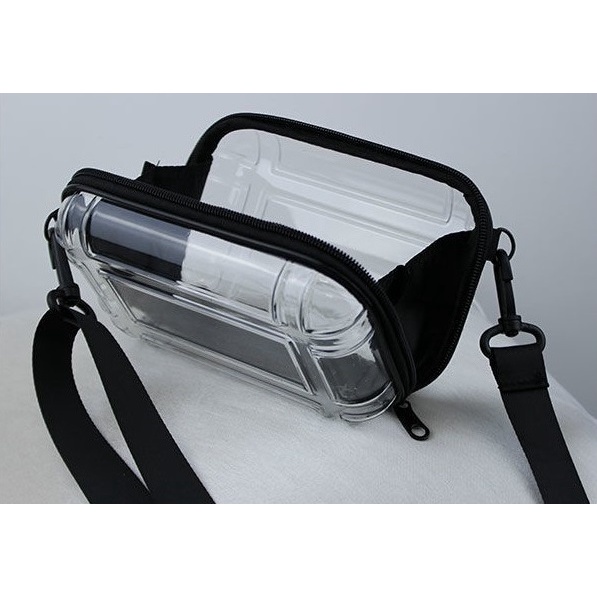 Túi đeo chéo Chansie siêu bền thời trang nam nữ nhựa Mica Kuu Clothes chống thấm nước tùy ý điều chỉnh - Túi Chansie