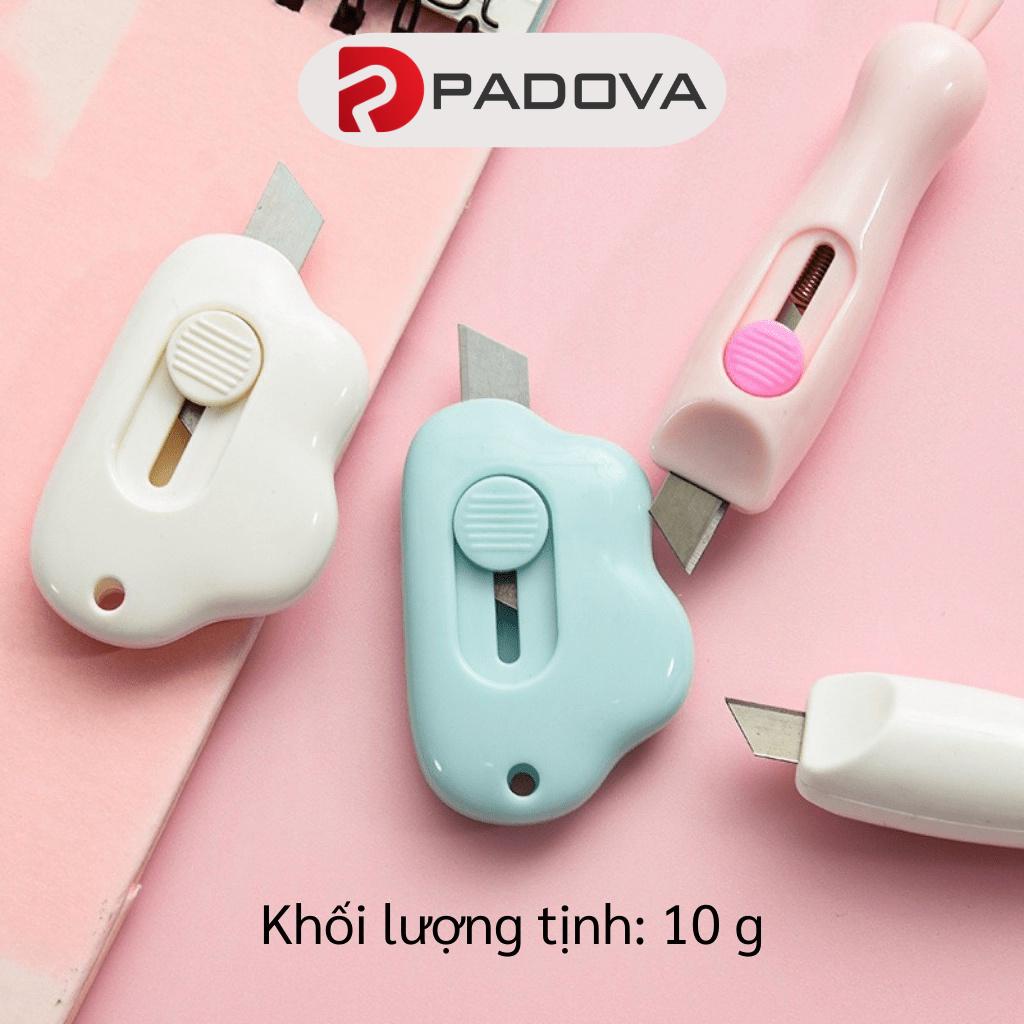 Dao Rọc Giấy Mini PADOVA Hình Đám Mây Đáng Yêu Có Thể Làm Móc Khóa 9448