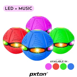Image of PXTON - Mainan Bola Led + Music Ajaib Viral | Ufo Magic Ball Mainan Anak Viral / mainan anak / bola / mainan anak laki- laki / mainan anak perempuan