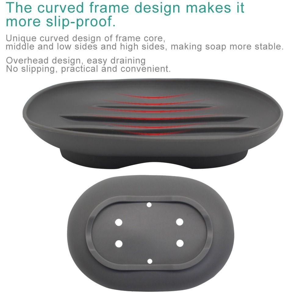 Khay Đựng Xà Phòng Bằng Silicone Chất Lượng Cao