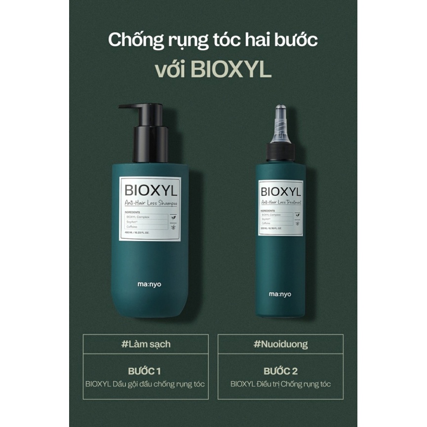 Set mini chăm sóc giảm rụng tóc MANYO BIOXYL ANTI HAIRLOSS