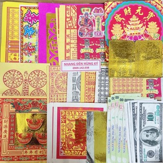 Bộ giấy cúng mùng 1 và 15 hàng tháng