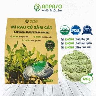 Combo 6 gói mix vị mì rau củ organic anpaso 720g eat clean giảm cân - ảnh sản phẩm 3