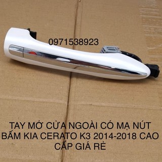 TAY MỞ CỬA NGOÀI CÓ CẢM BIẾN TRƯỚC TRÁI/PHẢI KIA K3 CERATO 2014-2018 82651A7201 HÀNG CAO CẤP