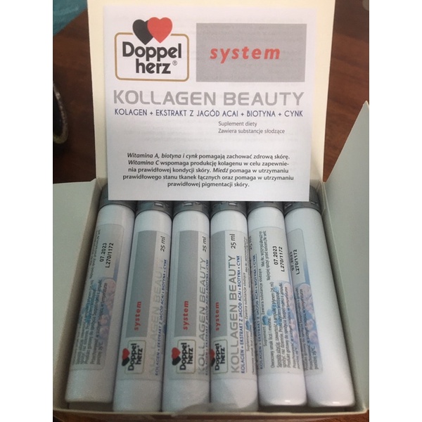 Collagen thủy phân Kollagen beauty, 30 ống x 25ml