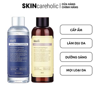 Nước Hoa Hồng Cấp Ẩm, Làm Dịu Da Klairs Supple Preparation Toner