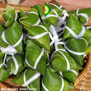 Bánh Ú Cẩm nhân mặn [Bánh tét Trà Cuôn Hai Lý tại Trà Vinh]