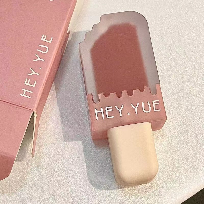Hey.yue Son Kem Màu Nhung Tươi Tắn Hình Que Kem Cho Nữ