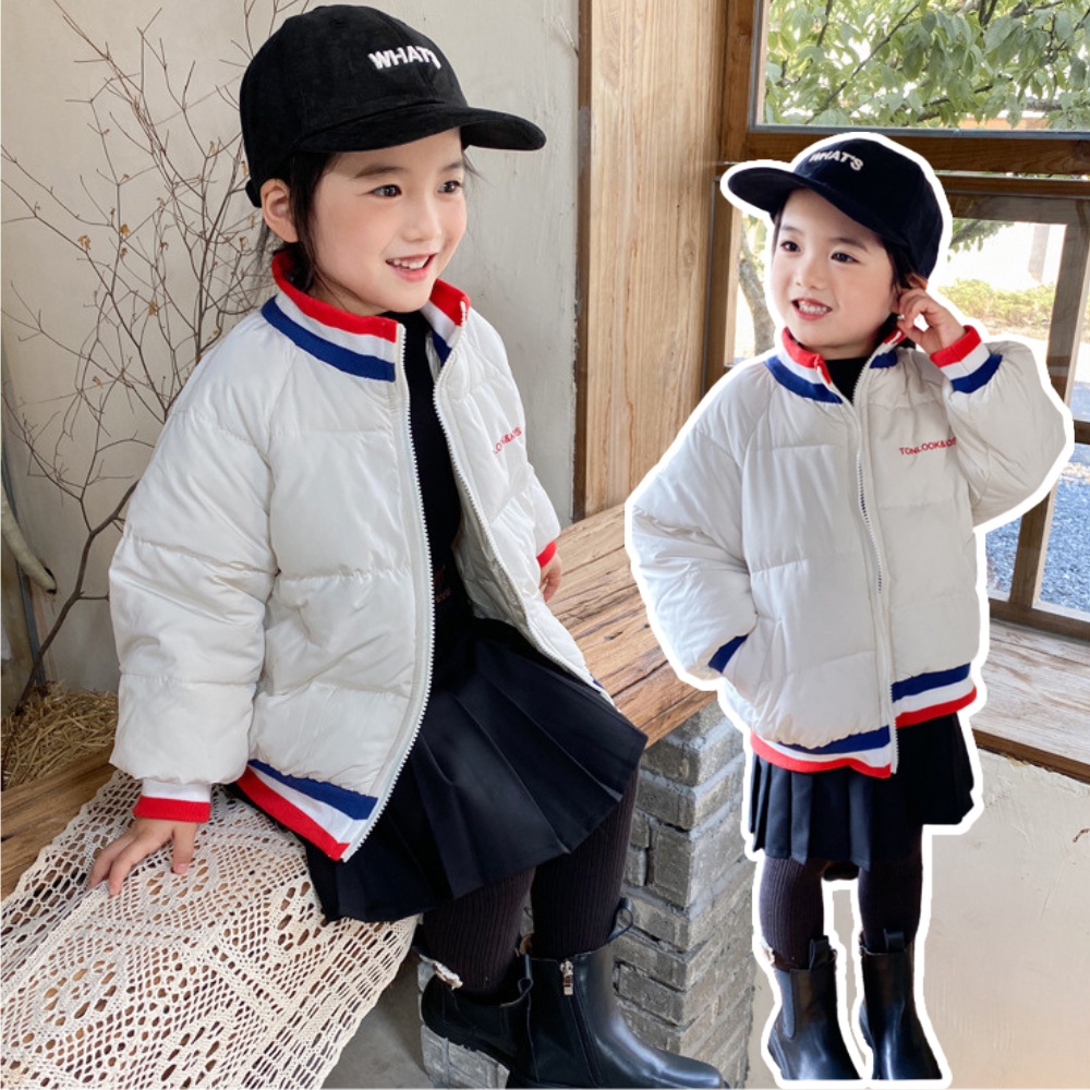 Áo phao cho bé lông vũ siêu nhẹ DINOKING Áo khoác bé trai bé gái 3 lớp siêu ấm thu đông trẻ em 2 - 9 tuổi AK14