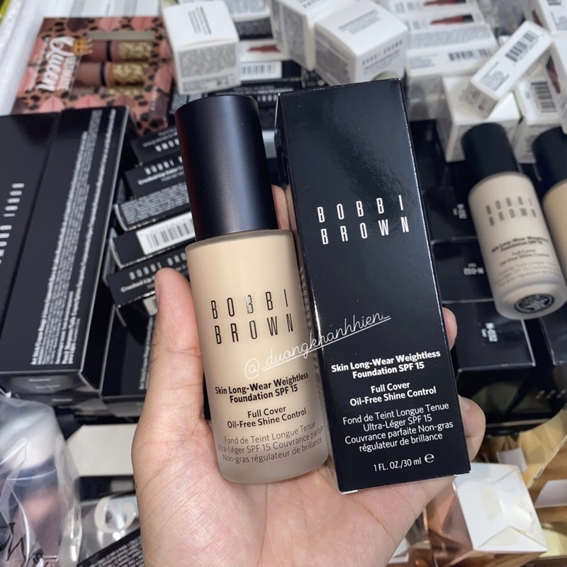 Kem nền Bobbi Brown Skin – Long Wear Weightless Foundation Full Cover Oil Free Shine Control