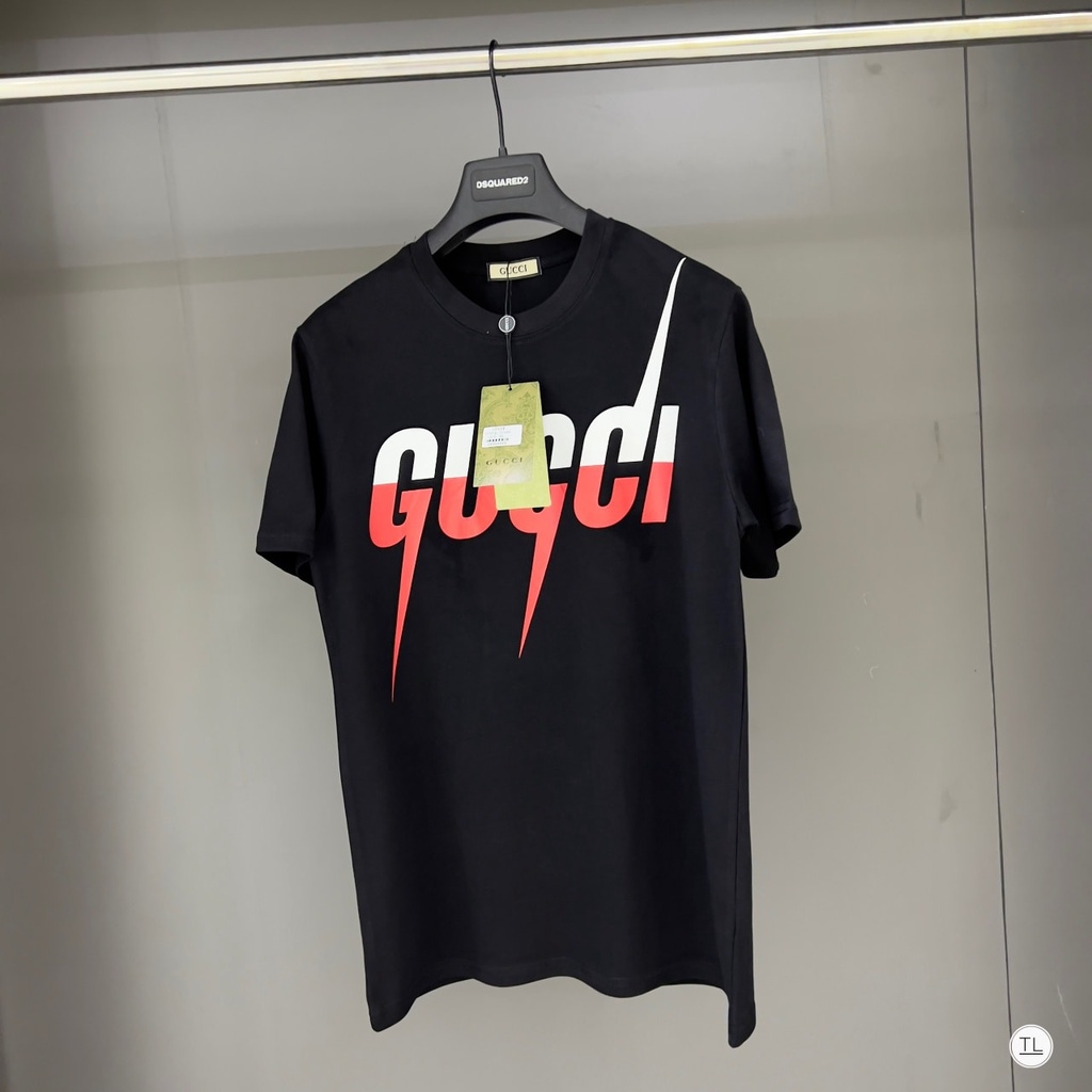 Áo thun tay ngắn cổ tròn G-C sấm sét siêu nét - Áo phông giá rẻ cuối mùa