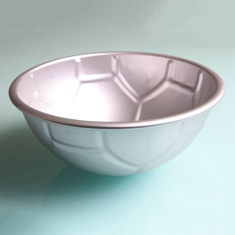 1 Khuôn Làm Bánh Bằng Hợp Kim Nhôm Dày 8 inch Hình Bán Cầu 3D