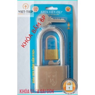 [CHÍNH HÃNG] Khóa treo đồng bấm Việt tiệp 01624 - Loại lớn khóa nhà