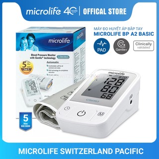 MÁY ĐO HUYẾT ÁP BẮP TAY MICROLIFE BP A2 BASIC - HÀNG CHÍNH HÃNG,  BẢO HÀNH 5 NĂM