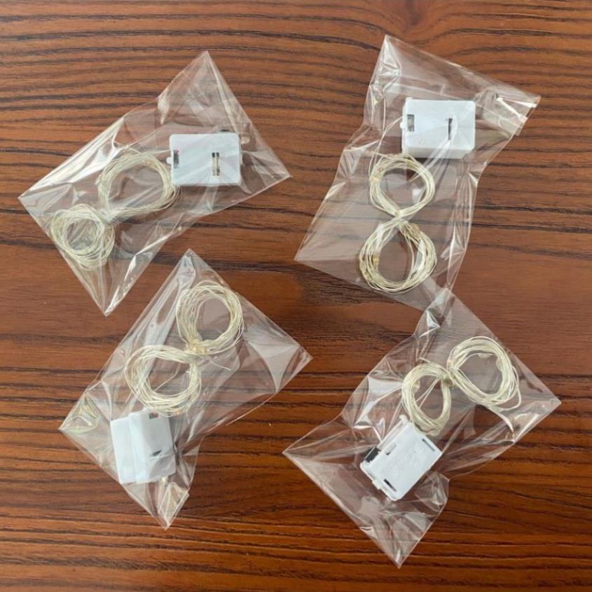 Đèn fairylight, fairy light đèn led đom đóm màu vàng 1m