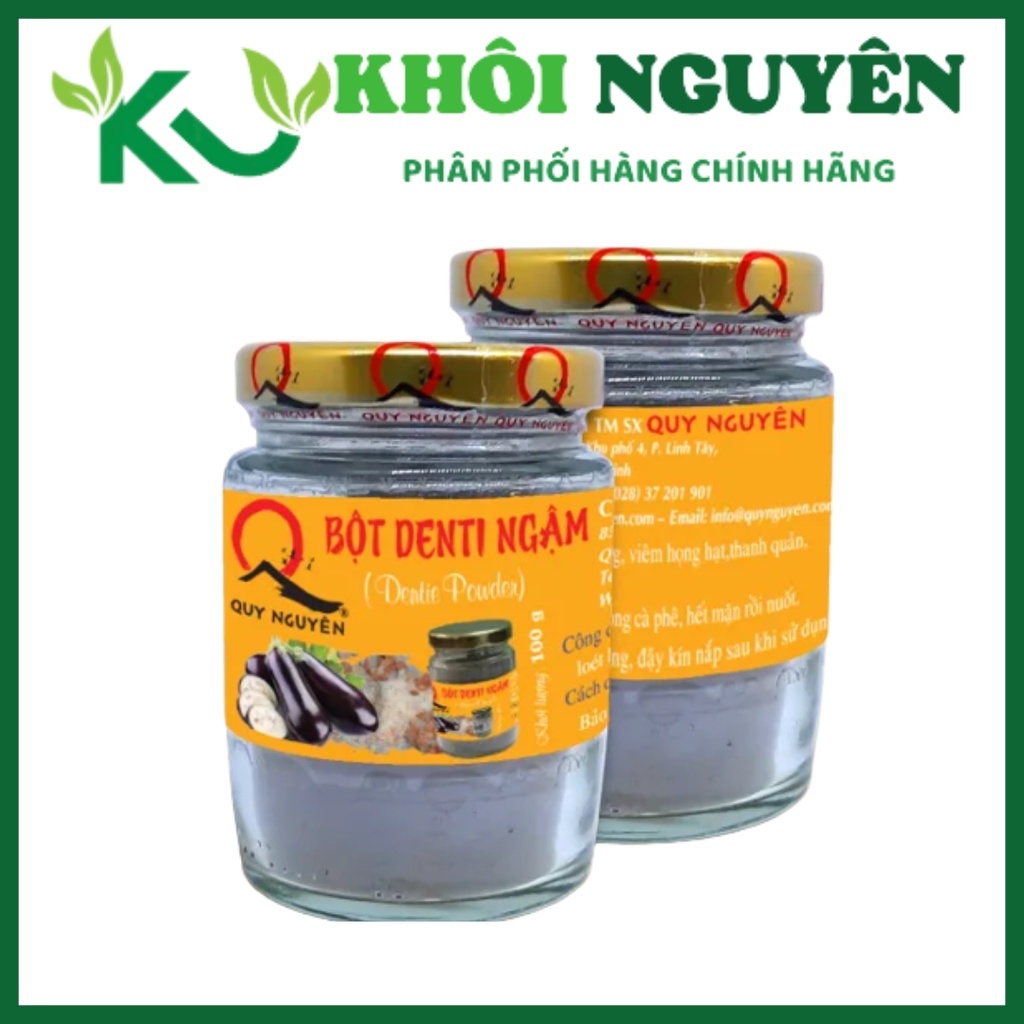 Bột denti ngậm Quy Nguyên thầy Tuệ Hải hũ 100g - chùa Long Hương