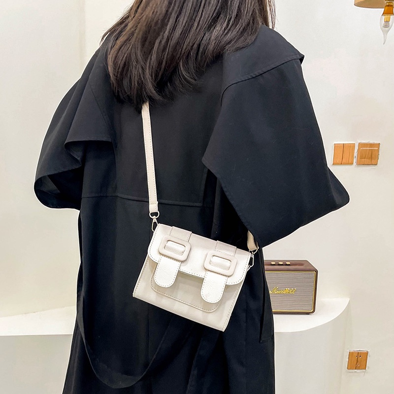 Túi Đeo Chéo mini Hình Vuông Màu Sắc Dễ Thương Phong Cách Hàn Quốc Thời Trang Cho Nữ