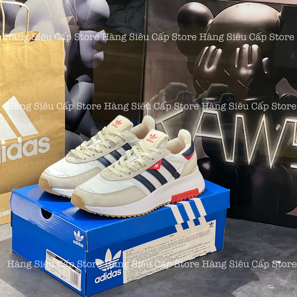 Giày Thể Thao Adidas Originals Nam Giày Retropy F2 White Red Navy Màu Đỏ Xanh Than GW5473A