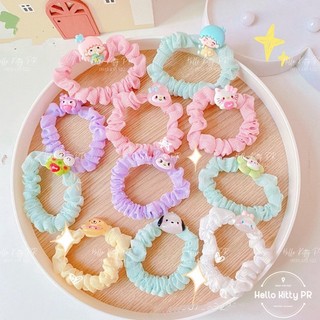 Dây thun cột tóc, buộc tóc Hello Kitty Melody Pudding Kuromi Cinnamoroll