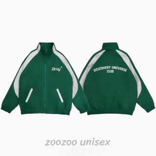 Áo khoác dù bomber jacket phối viền tay DCVY form rộng Cazoo