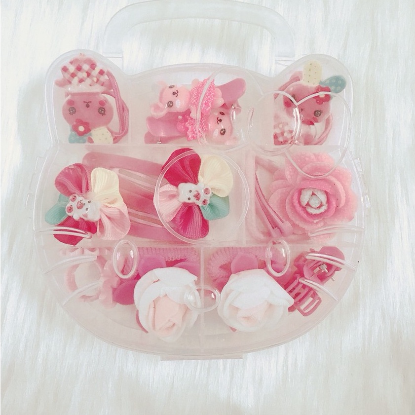 BỘ BUỘC TÓC HELLO KITTY CHO BÉ