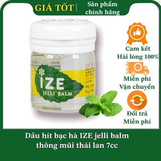 Dầu hít bạc hà ize jelli balm 7cc thái lan chính hãng