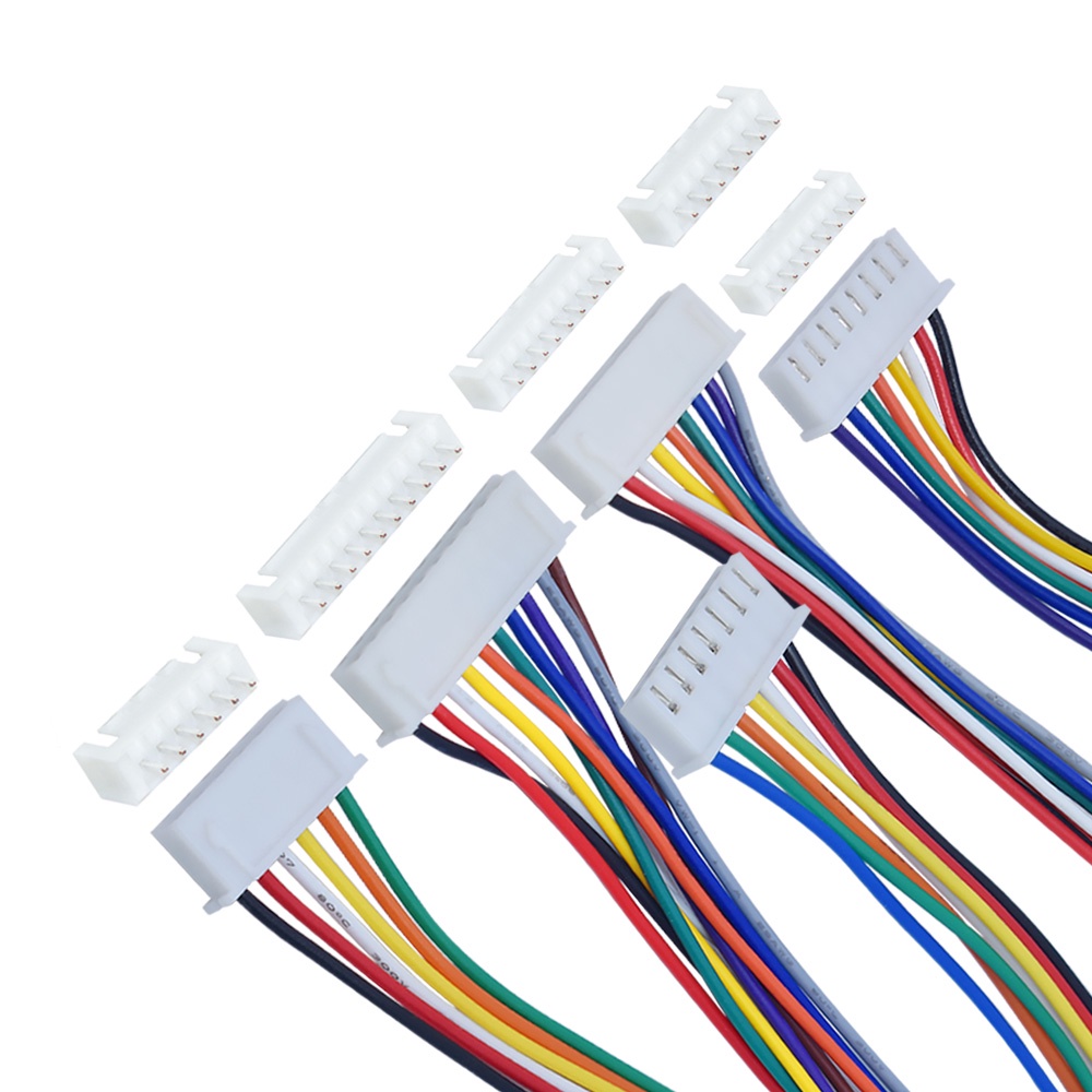 Set 10 Đầu Nối Dây Điện 2 / 3 / 4 / 5 / 6 / 7 / 8 / 9 / 10 Pin 26AWG JST XH2.54 XH 2.54mm