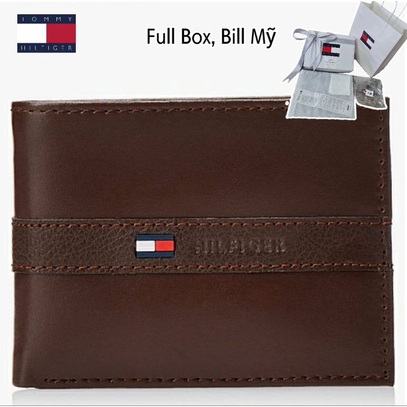 Ví da nam Tommy Hilfiger chính hãng Mỹ