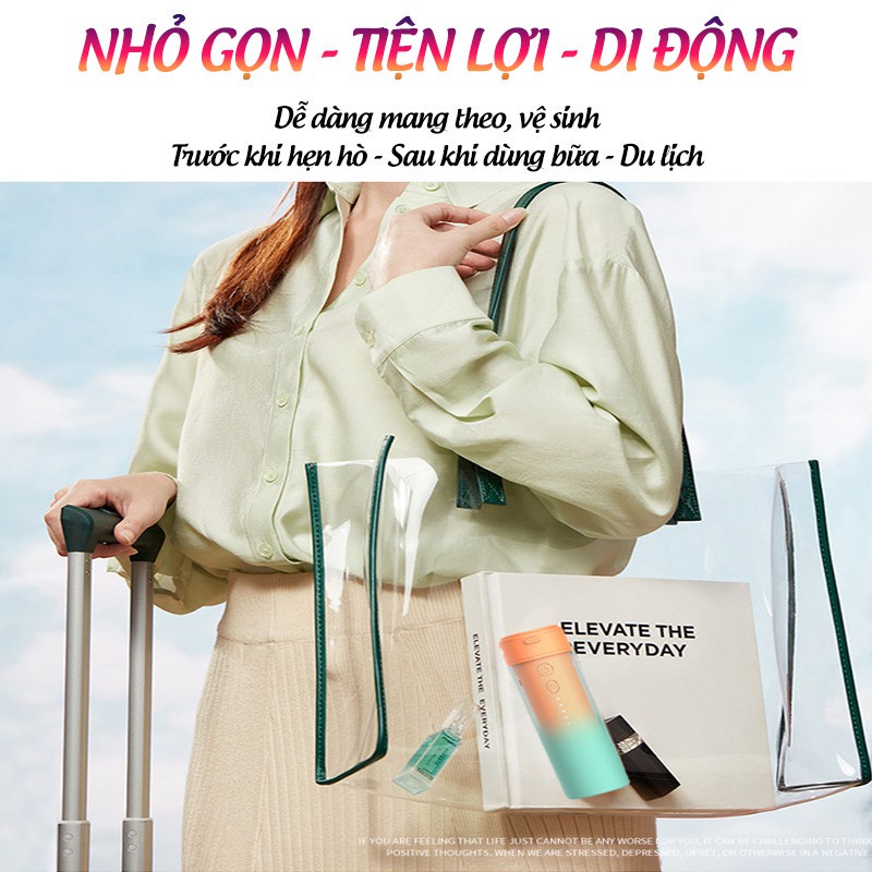 Máy tăm nước cầm tay TẶNG 4 ĐẦU Máy tăm nước nha khoa Siêu Sạch, Chăm Sóc Răng Miệng Sạch Sẽ Bảo Hành 6 Tháng QStore