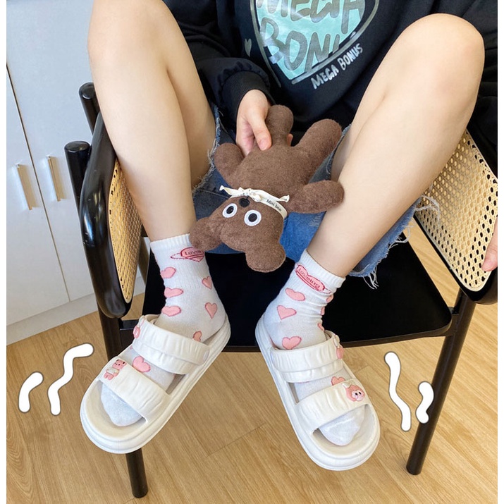 Giày Sandal Đế Dày Mềm Mại Dễ Thương Thời Trang Cho Nữ