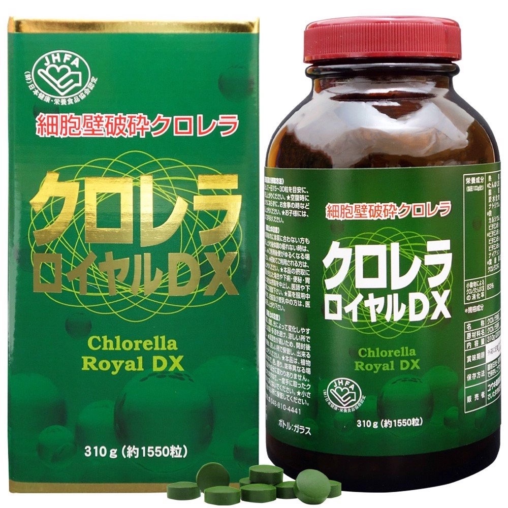 TẢO LỤC CHLORELLA ROYAL DX (HỘP 1550 VIÊN)