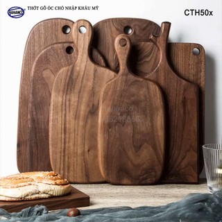 Thớt gỗ óc chó bày pizza dùng trang trí/ chụp hình [đủ kích cỡ và kiểu dáng] HAHANCO